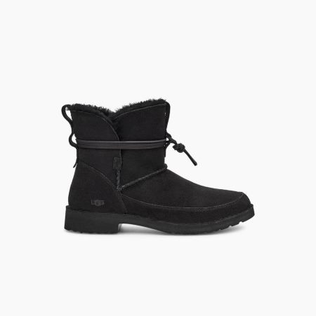 UGG Esther Black Ankle Boots for Women (UBYX29671)